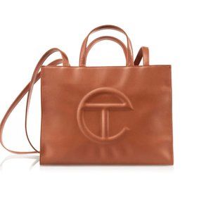 Medium Tan Telfar Shopper Tote